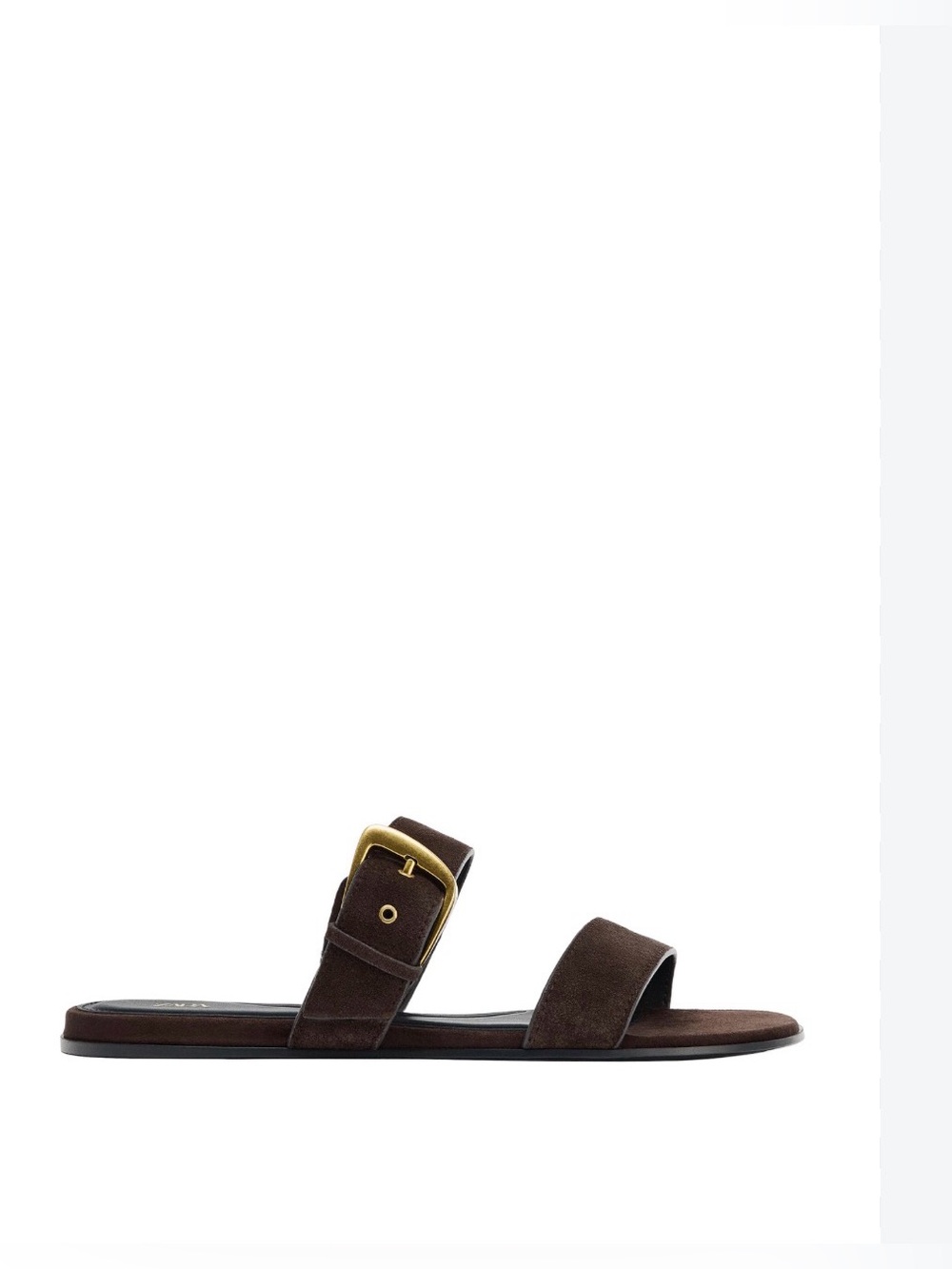 Zara suede sandals with buckle